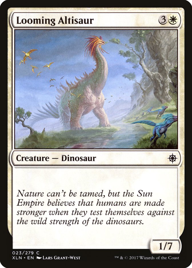 Looming Altisaur [Ixalan] | Grognard Games