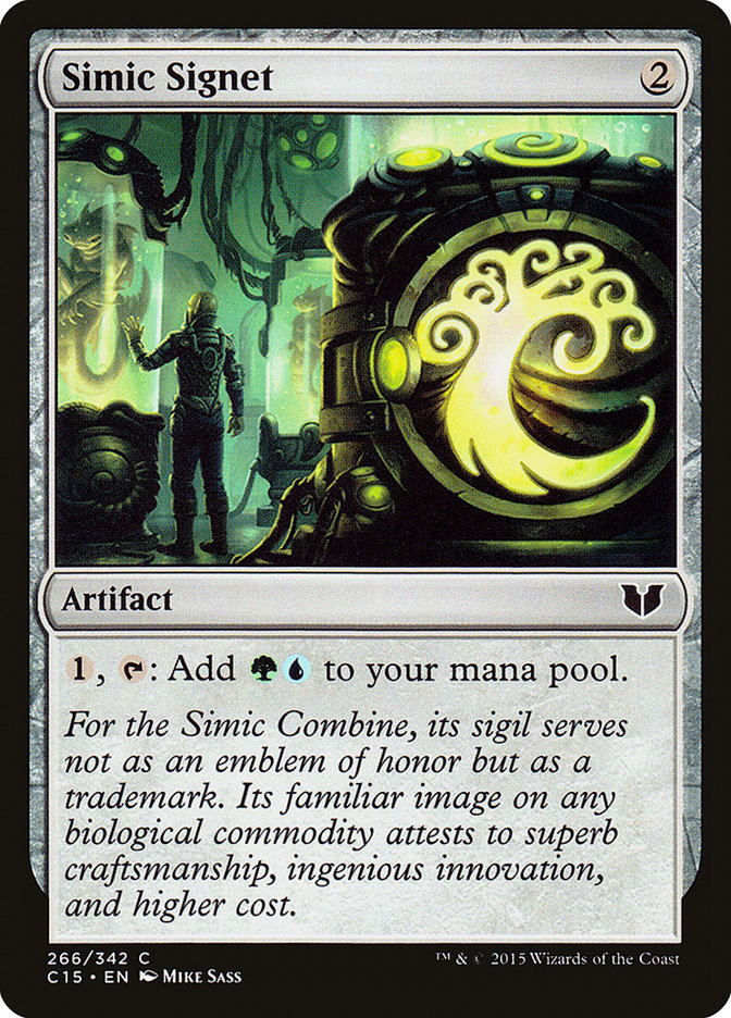 Simic Signet [Commander 2015] | Grognard Games