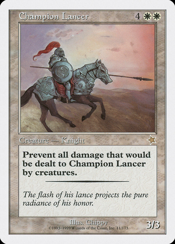 Champion Lancer [Starter 1999] | Grognard Games