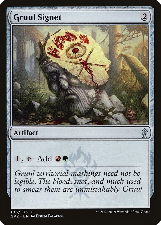 Gruul Signet [Ravnica Allegiance Guild Kit] | Grognard Games