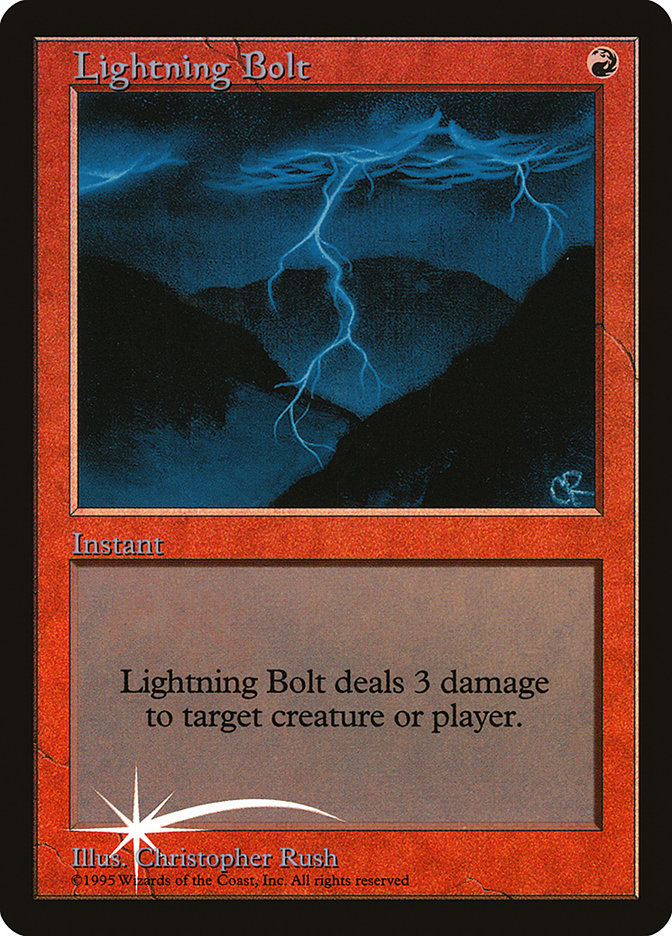 Lightning Bolt [Judge Gift Cards 1998] | Grognard Games