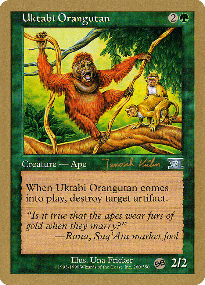 Uktabi Orangutan (Janosch Kuhn) (SB) [World Championship Decks 2000] | Grognard Games