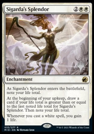 Sigarda's Splendor (Promo Pack) [Innistrad: Midnight Hunt Promos] | Grognard Games