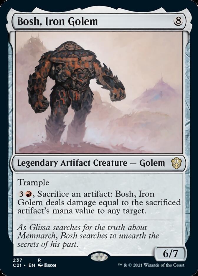 Bosh, Iron Golem [Commander 2021] | Grognard Games