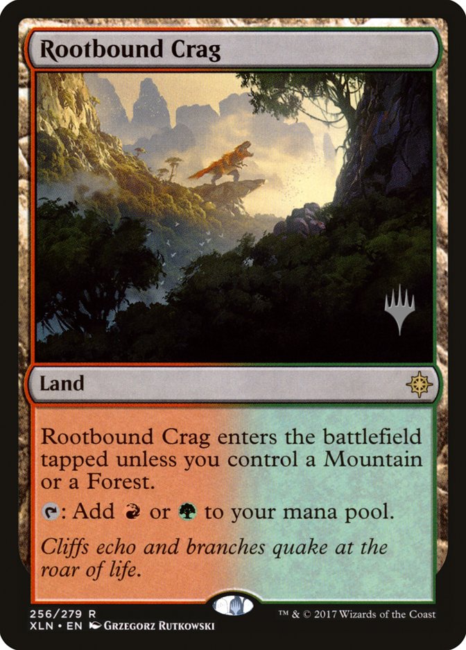 Rootbound Crag (Promo Pack) [Ixalan Promos] | Grognard Games