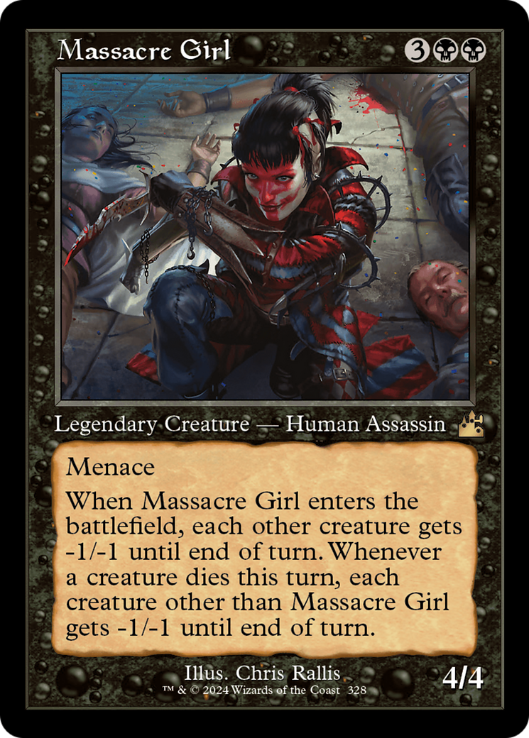 Massacre Girl (Retro) [Ravnica Remastered] | Grognard Games