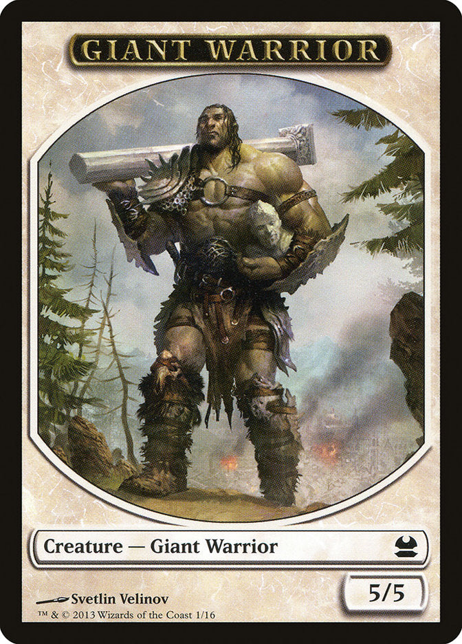 Giant Warrior [Modern Masters Tokens] | Grognard Games