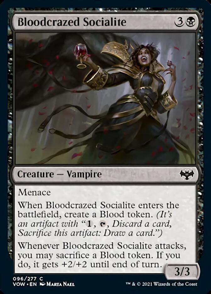 Bloodcrazed Socialite [Innistrad: Crimson Vow] | Grognard Games