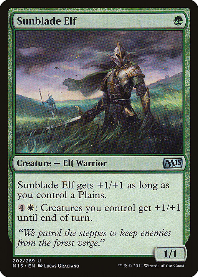 Sunblade Elf [Magic 2015] | Grognard Games