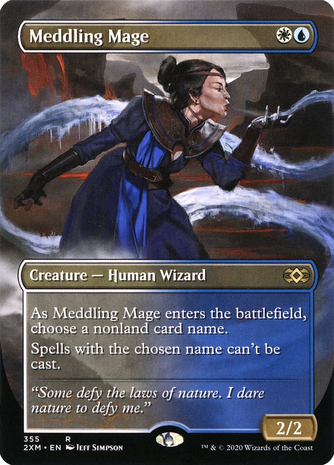 Meddling Mage (Toppers) [Double Masters Extended Art] | Grognard Games