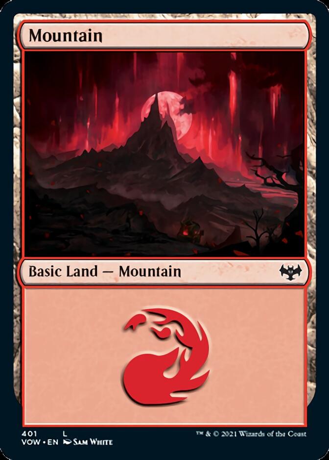 Mountain (401) [Innistrad: Crimson Vow] | Grognard Games