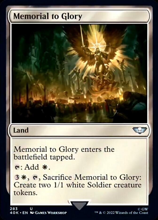 Memorial to Glory [Universes Beyond: Warhammer 40,000] | Grognard Games