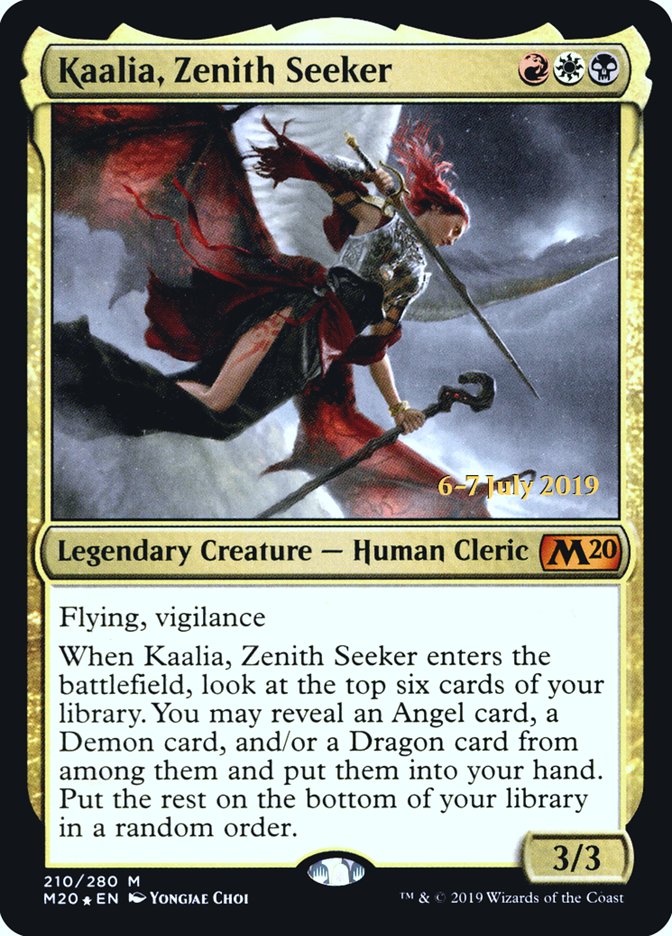 Kaalia, Zenith Seeker  [Core Set 2020 Prerelease Promos] | Grognard Games