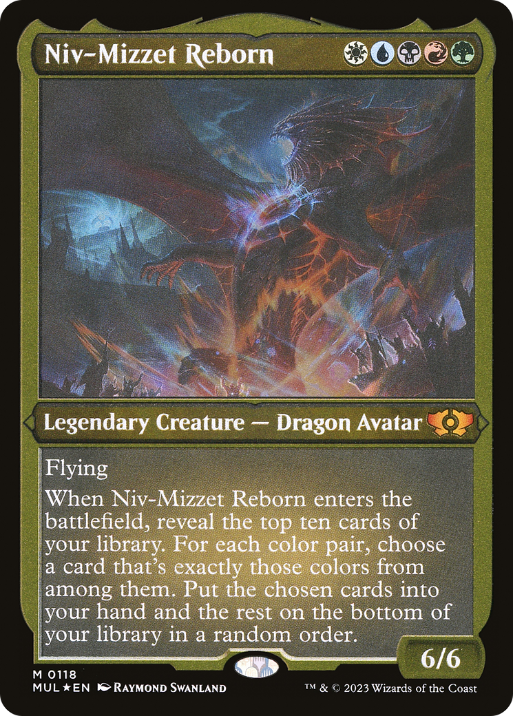 Niv-Mizzet Reborn (Foil Etched) [Multiverse Legends] | Grognard Games