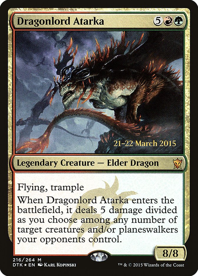 Dragonlord Atarka  [Dragons of Tarkir Prerelease Promos] | Grognard Games