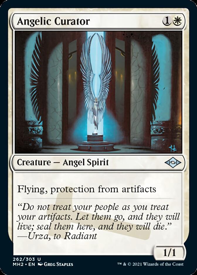 Angelic Curator (Foil Etched) [Modern Horizons 2] | Grognard Games