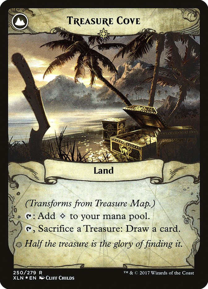Treasure Map // Treasure Cove  [Ixalan Prerelease Promos] | Grognard Games