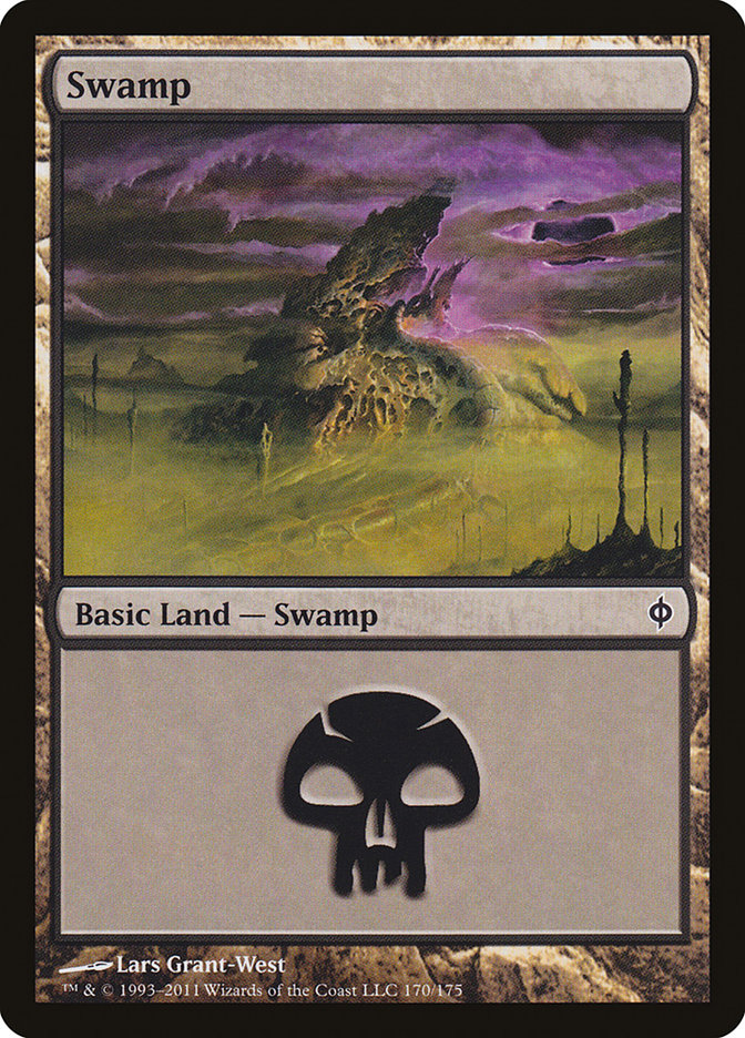 Swamp (170) [New Phyrexia] | Grognard Games