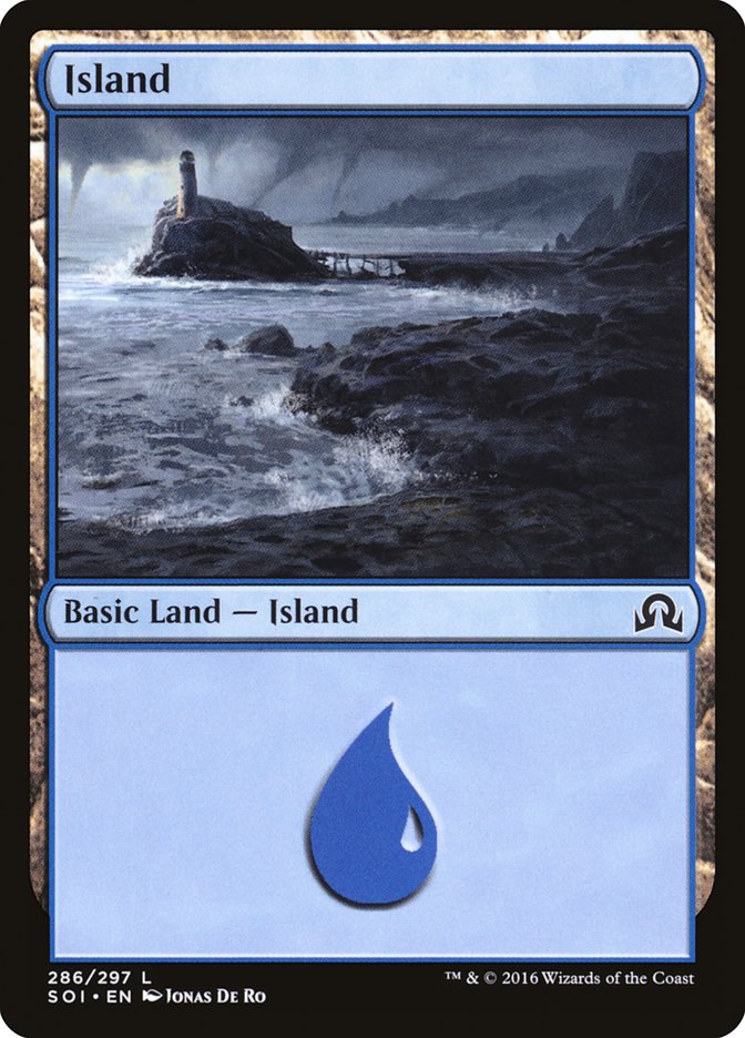 Island (286) [Shadows over Innistrad] | Grognard Games