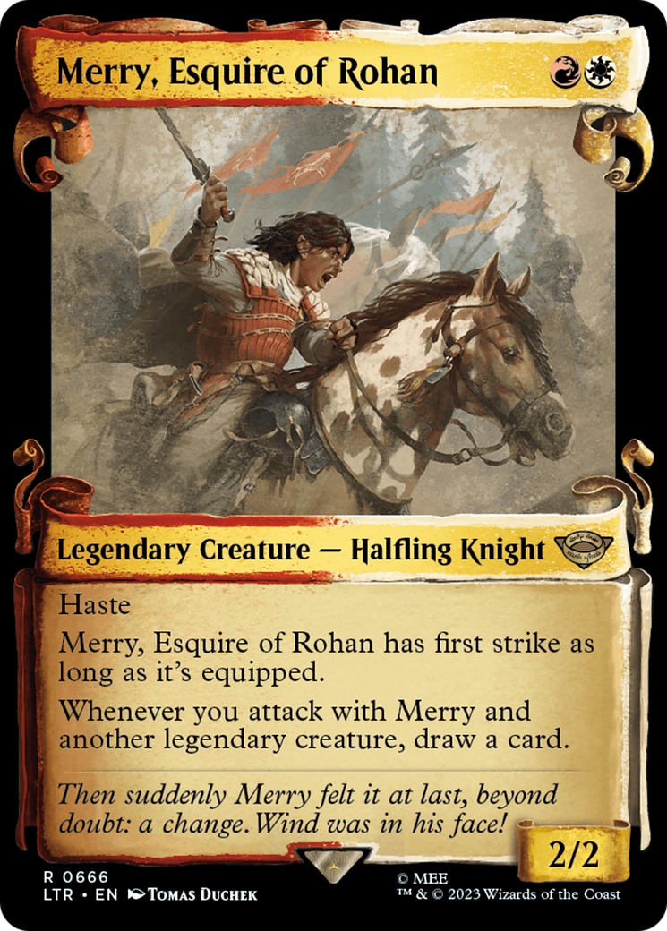 Merry, Esquire of Rohan [The Lord of the Rings: Tales of Middle-Earth Showcase Scrolls] | Grognard Games