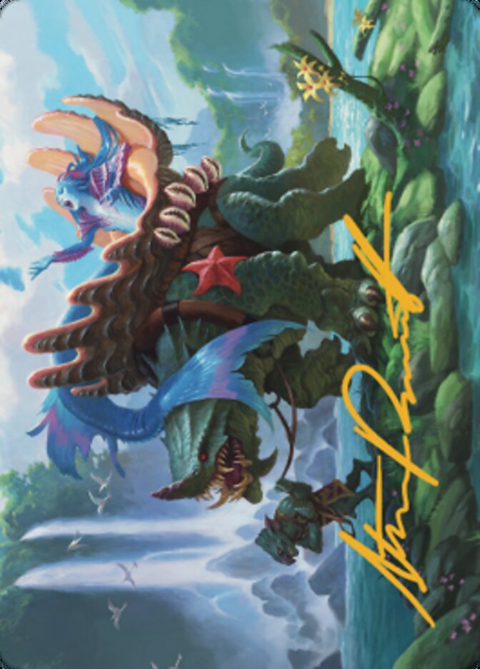 Vodalian Mindsinger Art Card (Gold-Stamped Signature) [Dominaria United Art Series] | Grognard Games