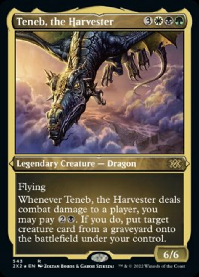 Teneb, the Harvester (Foil Etched) [Double Masters 2022] | Grognard Games