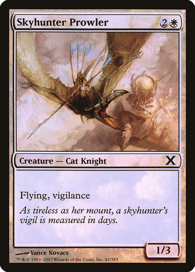 Skyhunter Prowler (Premium Foil) [Tenth Edition] | Grognard Games