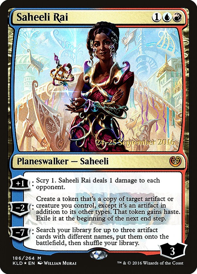 Saheeli Rai  [Kaladesh Prerelease Promos] | Grognard Games