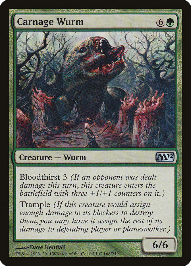 Carnage Wurm [Magic 2012] | Grognard Games