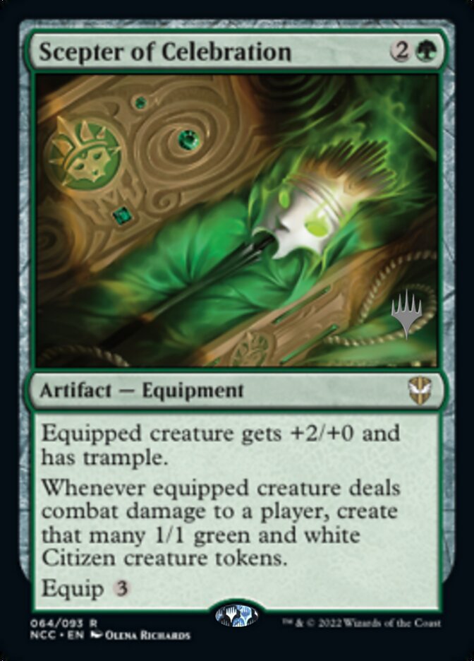 Scepter of Celebration (Promo Pack) [Streets of New Capenna Commander Promos] | Grognard Games