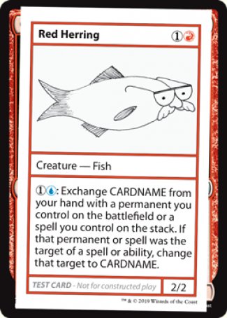 Red Herring (2021 Edition) [Mystery Booster Playtest Cards] | Grognard Games