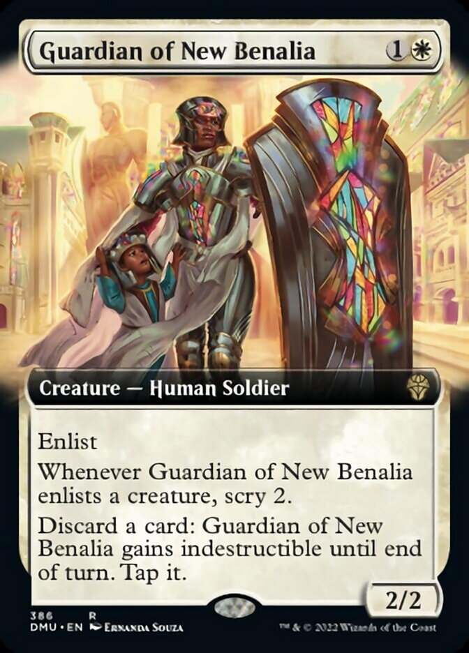 Guardian of New Benalia (Extended Art) [Dominaria United] | Grognard Games