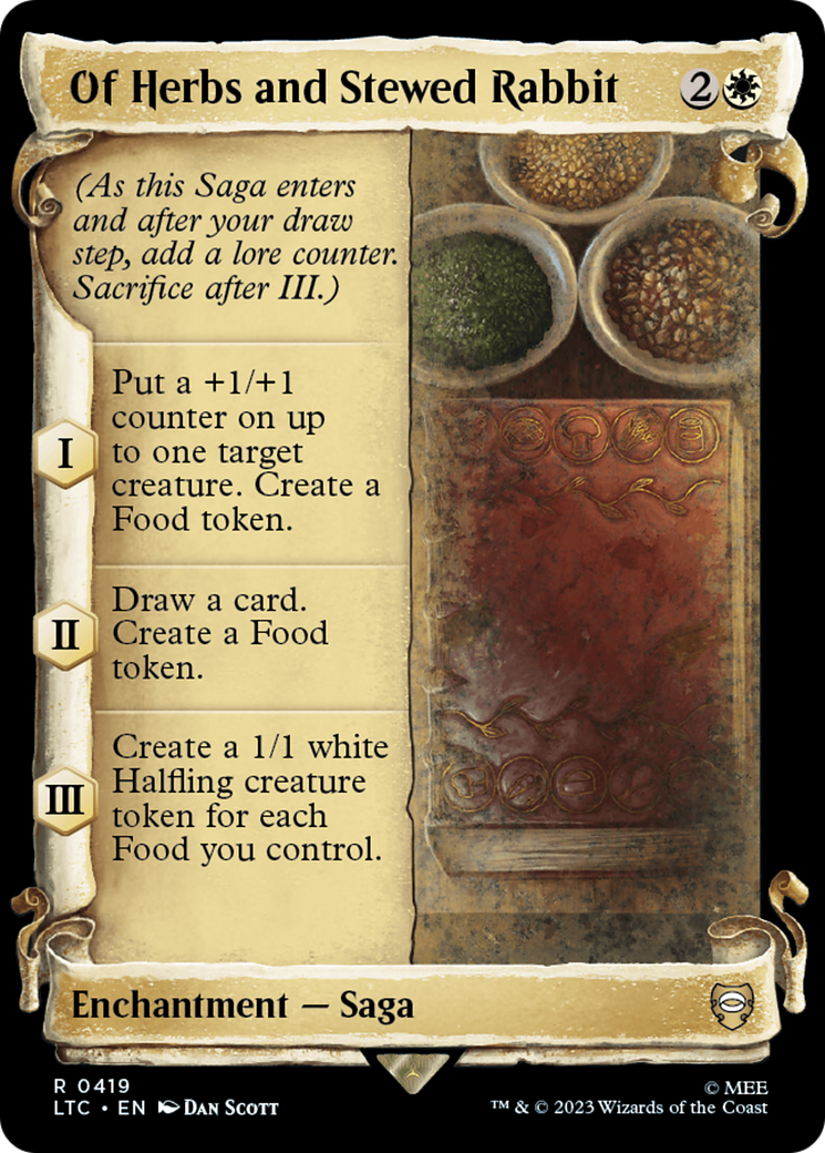 Of Herbs and Stewed Rabbit [The Lord of the Rings: Tales of Middle-Earth Commander Showcase Scrolls] | Grognard Games