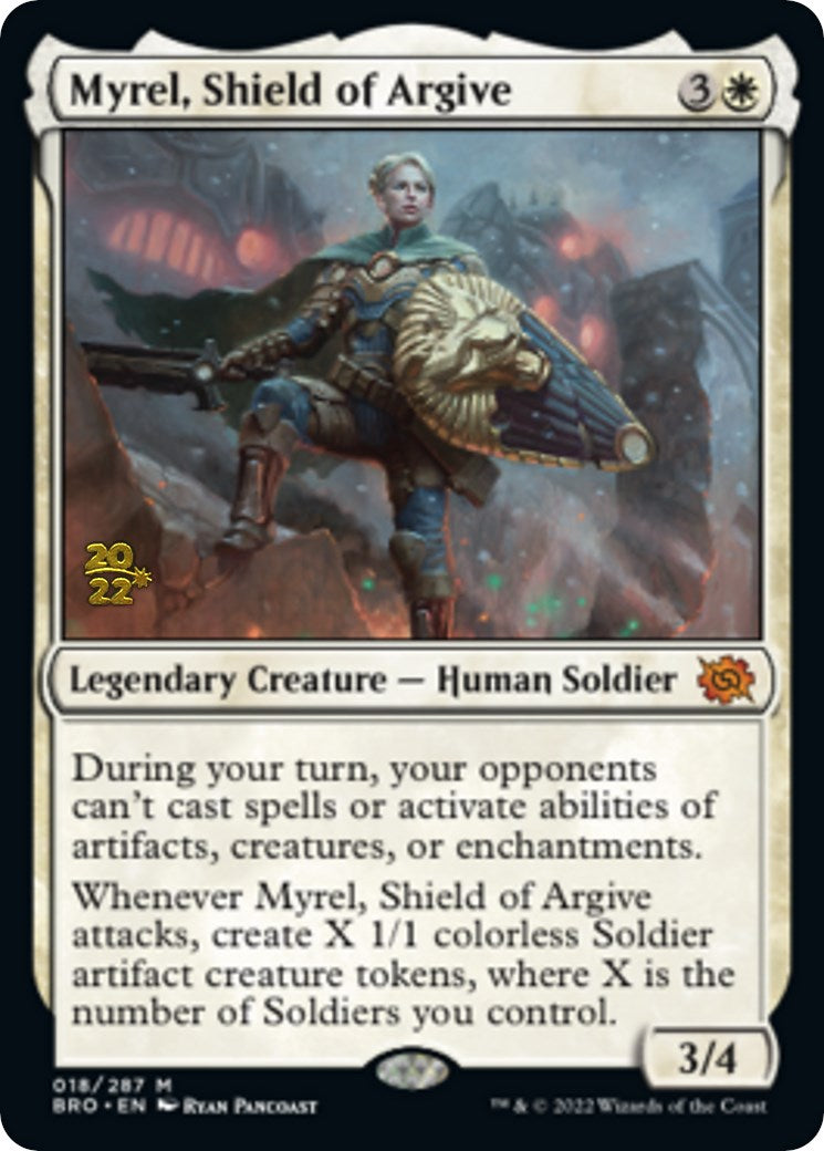 Myrel, Shield of Argive [The Brothers' War: Prerelease Promos] | Grognard Games