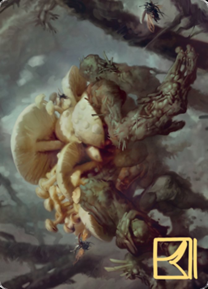 Swarm Shambler Art Card (Gold-Stamped Signature) [Zendikar Rising Art Series] | Grognard Games