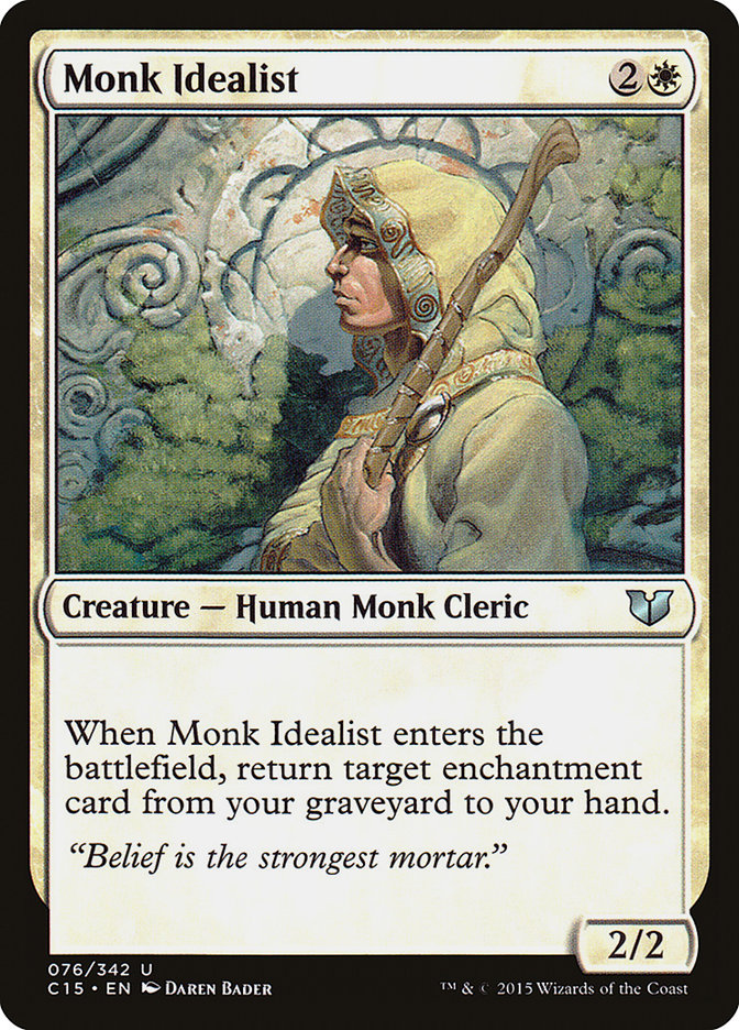 Monk Idealist [Commander 2015] | Grognard Games
