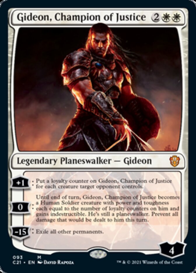 Gideon, Champion of Justice [Commander 2021] | Grognard Games