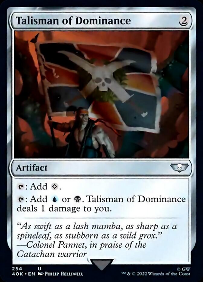 Talisman of Dominance (254) (Surge Foil) [Universes Beyond: Warhammer 40,000] | Grognard Games