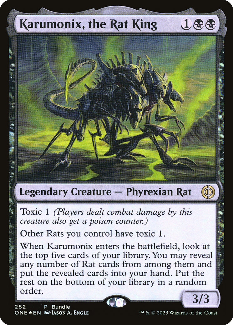 Karumonix, the Rat King (Bundle) [Phyrexia: All Will Be One] | Grognard Games