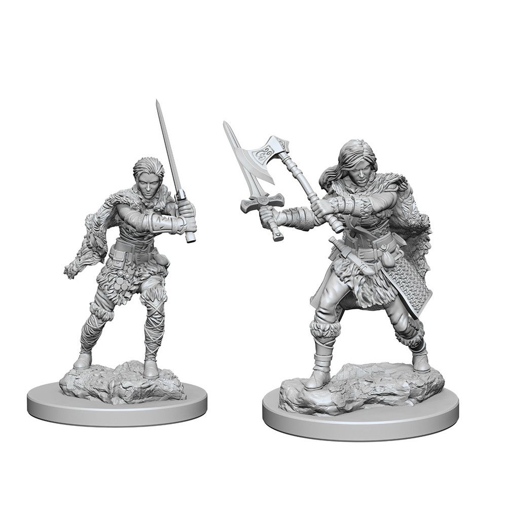 WizKids 726440 Human Barbarian FEMALE | Grognard Games