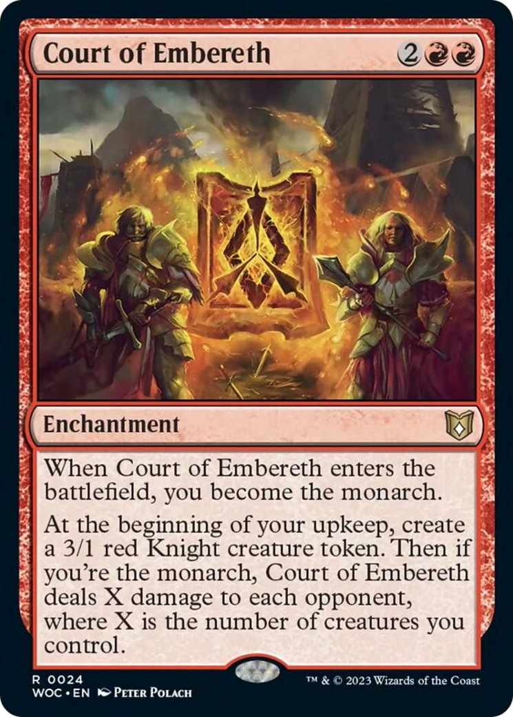 Court of Embereth [Wilds of Eldraine Commander] | Grognard Games