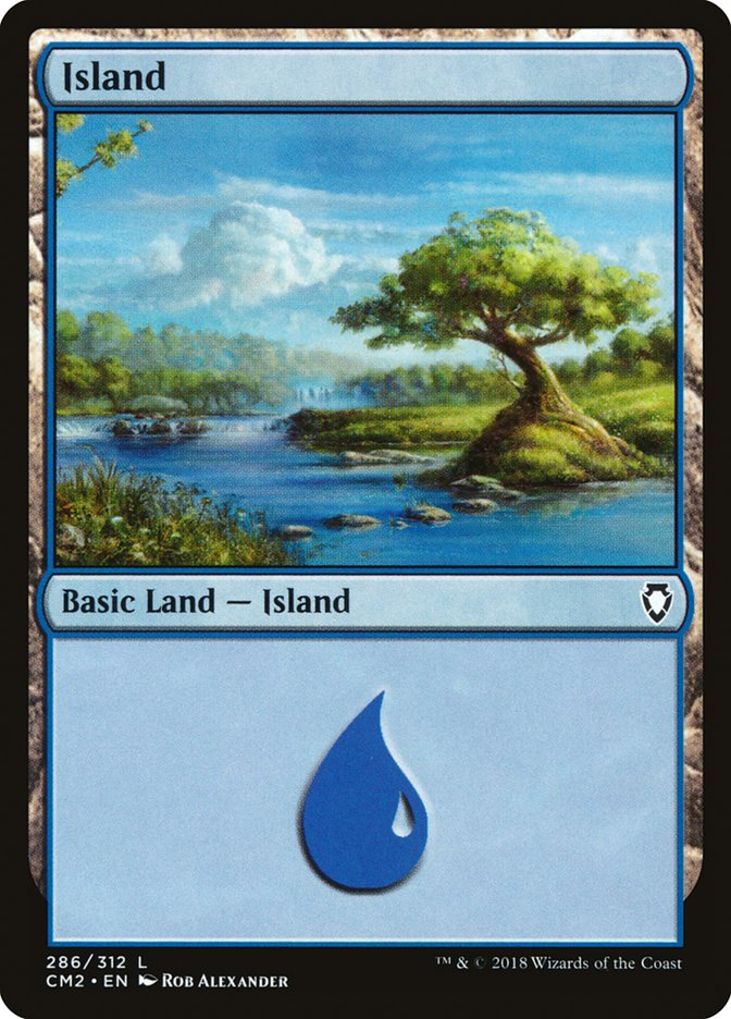 Island (286) [Commander Anthology Volume II] | Grognard Games