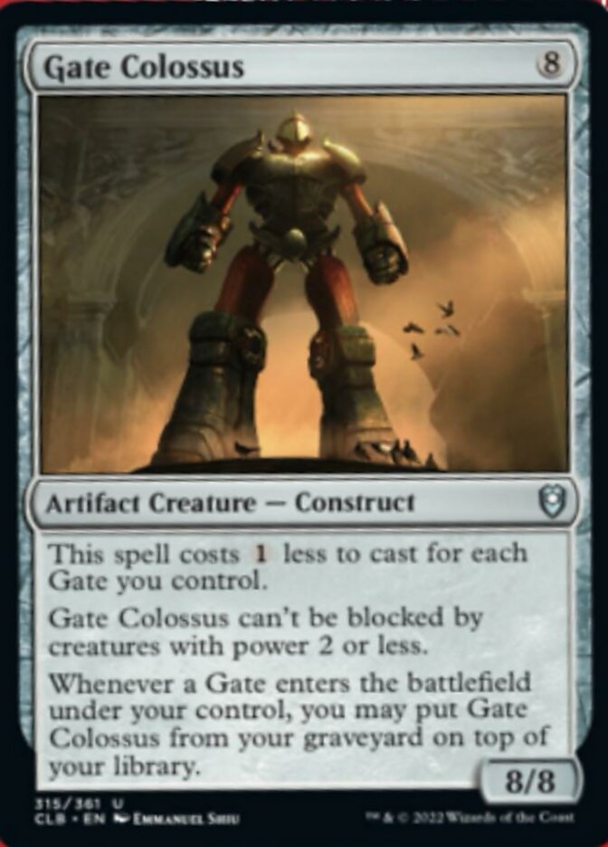 Gate Colossus [Commander Legends: Battle for Baldur's Gate] | Grognard Games