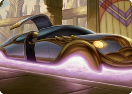 Mysterious Limousine Art Card [Streets of New Capenna Art Series] | Grognard Games