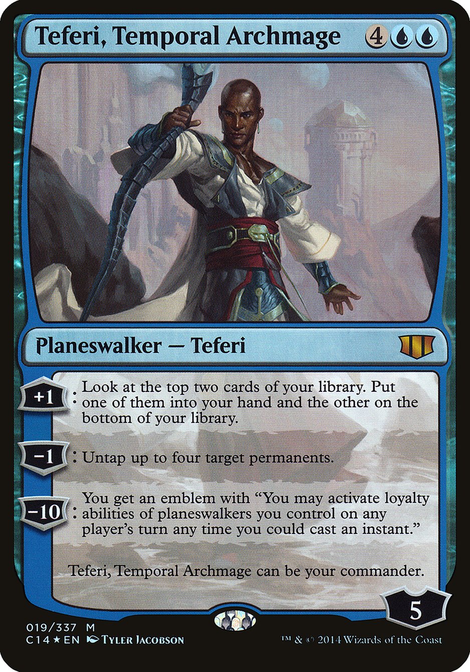 Teferi, Temporal Archmage (Oversized) [Commander 2014 Oversized] | Grognard Games