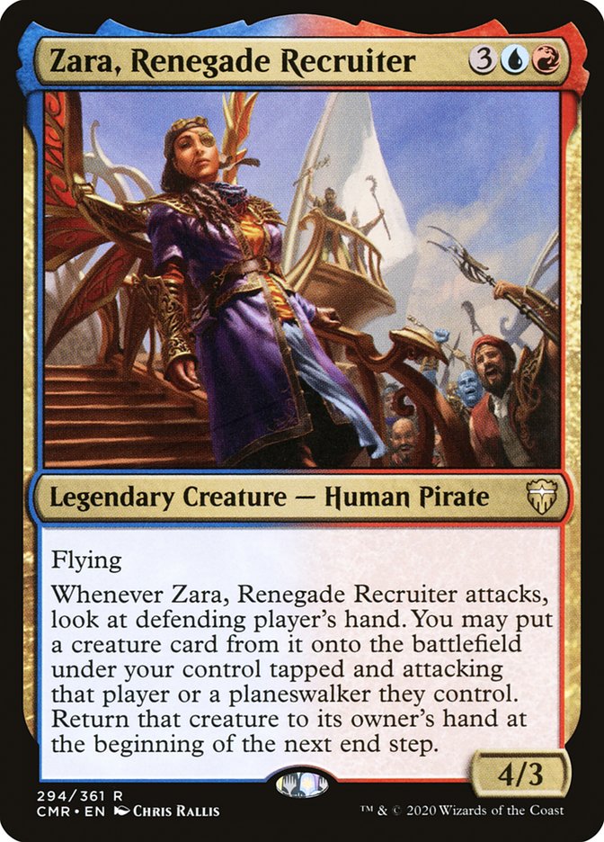 Zara, Renegade Recruiter [Commander Legends] | Grognard Games