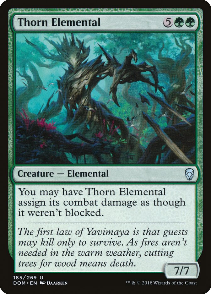 Thorn Elemental [Dominaria] | Grognard Games