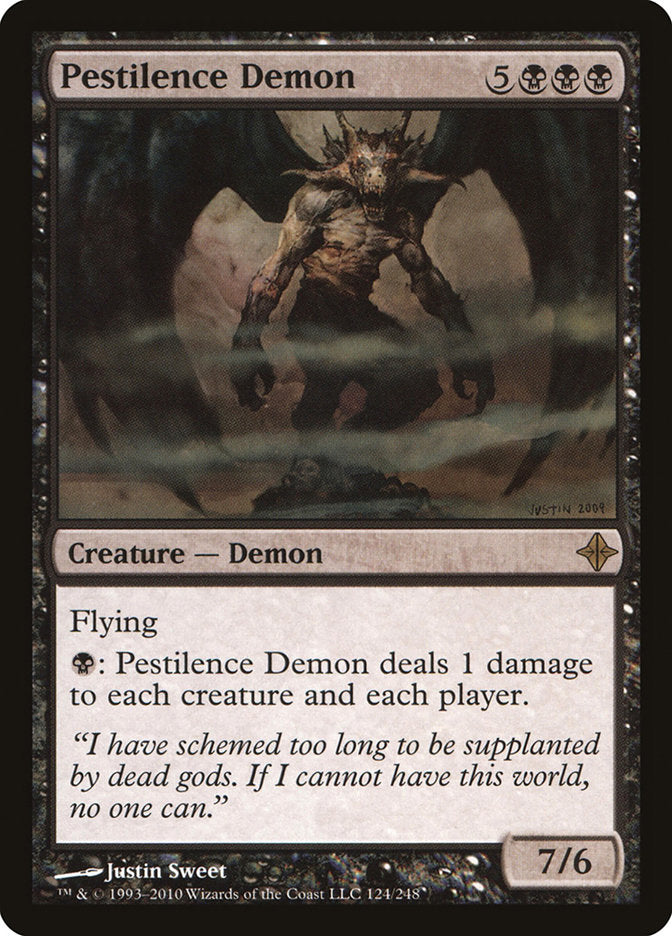 Pestilence Demon [Rise of the Eldrazi] | Grognard Games