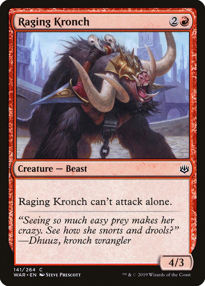 Raging Kronch [War of the Spark] | Grognard Games