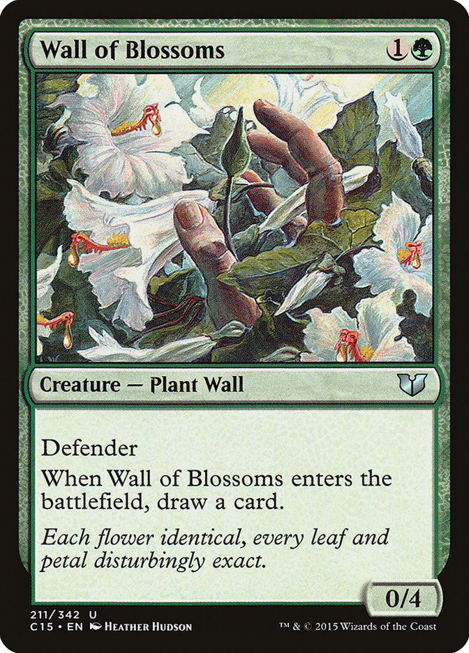 Wall of Blossoms [Commander 2015] | Grognard Games
